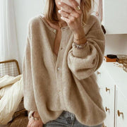 Lindy Cardigan Oversize Femme – Blød vest med knapper & moderne afslappet pasform