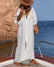 Miranda Casual Dress Women – Soft Cotton Fabric & Loose Fit for Elegant Comfort