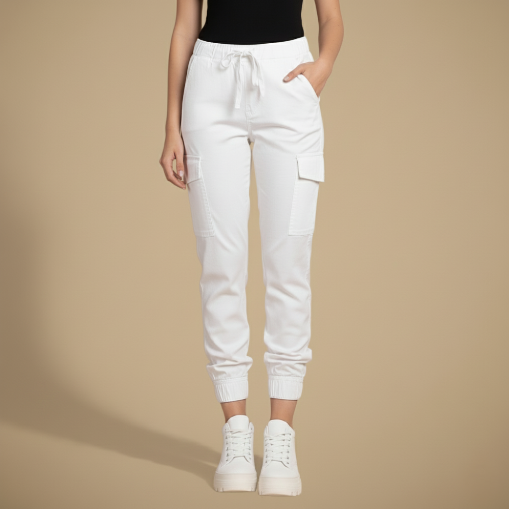 Kate Pantaloni Cargo Jogging Donna – Jogger Streetwear con Vita Elastica e Tasche