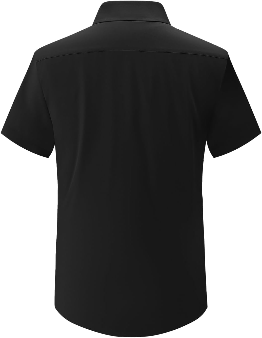 Marc overhemd heren grote maat – stretch overhemd met korte mouwen, business casual