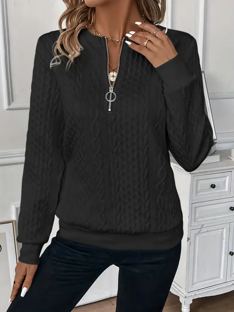 Amora Women's Knit Sweater in Soft Yarn – Daily Comfort & Casual Elegance
