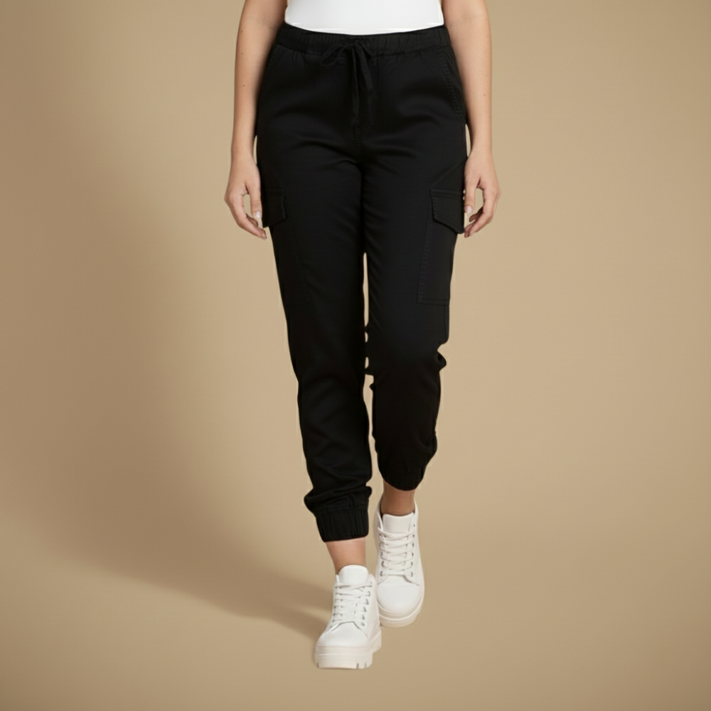 Kate Pantaloni Cargo Jogging Donna – Jogger Streetwear con Vita Elastica e Tasche