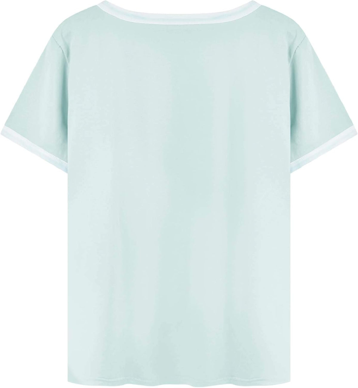 T-shirt Luna Mulher – Top Casual com Estampa de Sol e Arco-íris