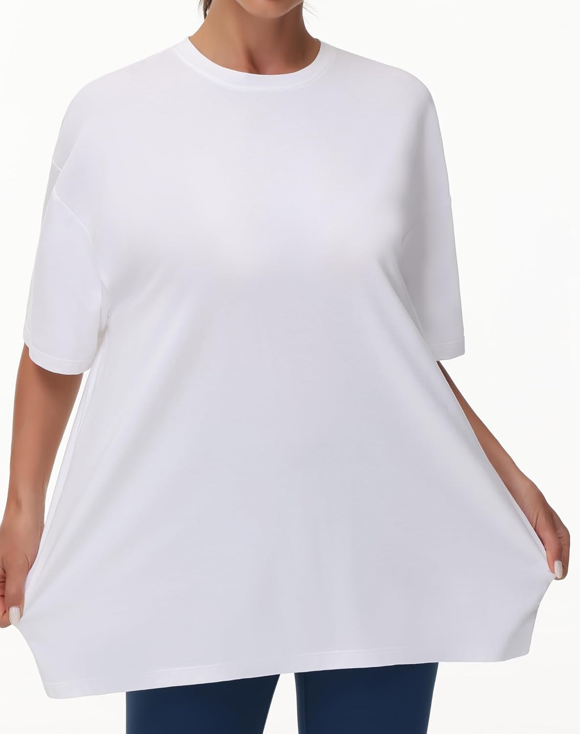 Μπλούζα Beth Γυναικεία Oversize – Στρογγυλή Λαιμόκοψη, Κοντά Μανίκια, Ελαφριά Casual Καλοκαίρι