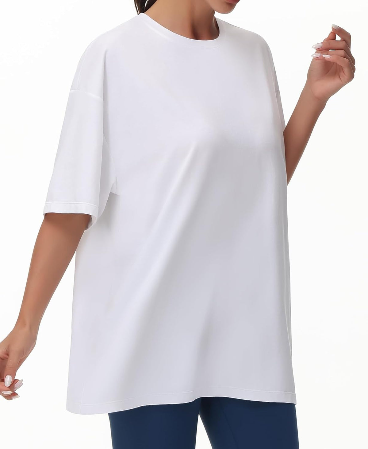 Μπλούζα Beth Γυναικεία Oversize – Στρογγυλή Λαιμόκοψη, Κοντά Μανίκια, Ελαφριά Casual Καλοκαίρι
