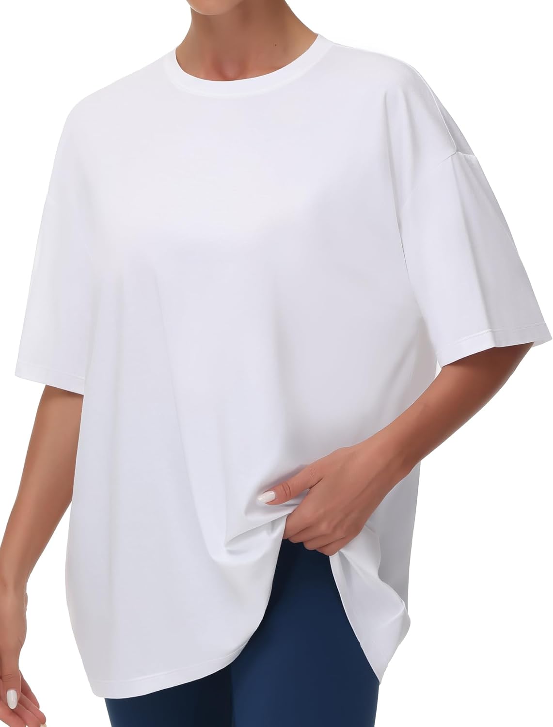 Μπλούζα Beth Γυναικεία Oversize – Στρογγυλή Λαιμόκοψη, Κοντά Μανίκια, Ελαφριά Casual Καλοκαίρι