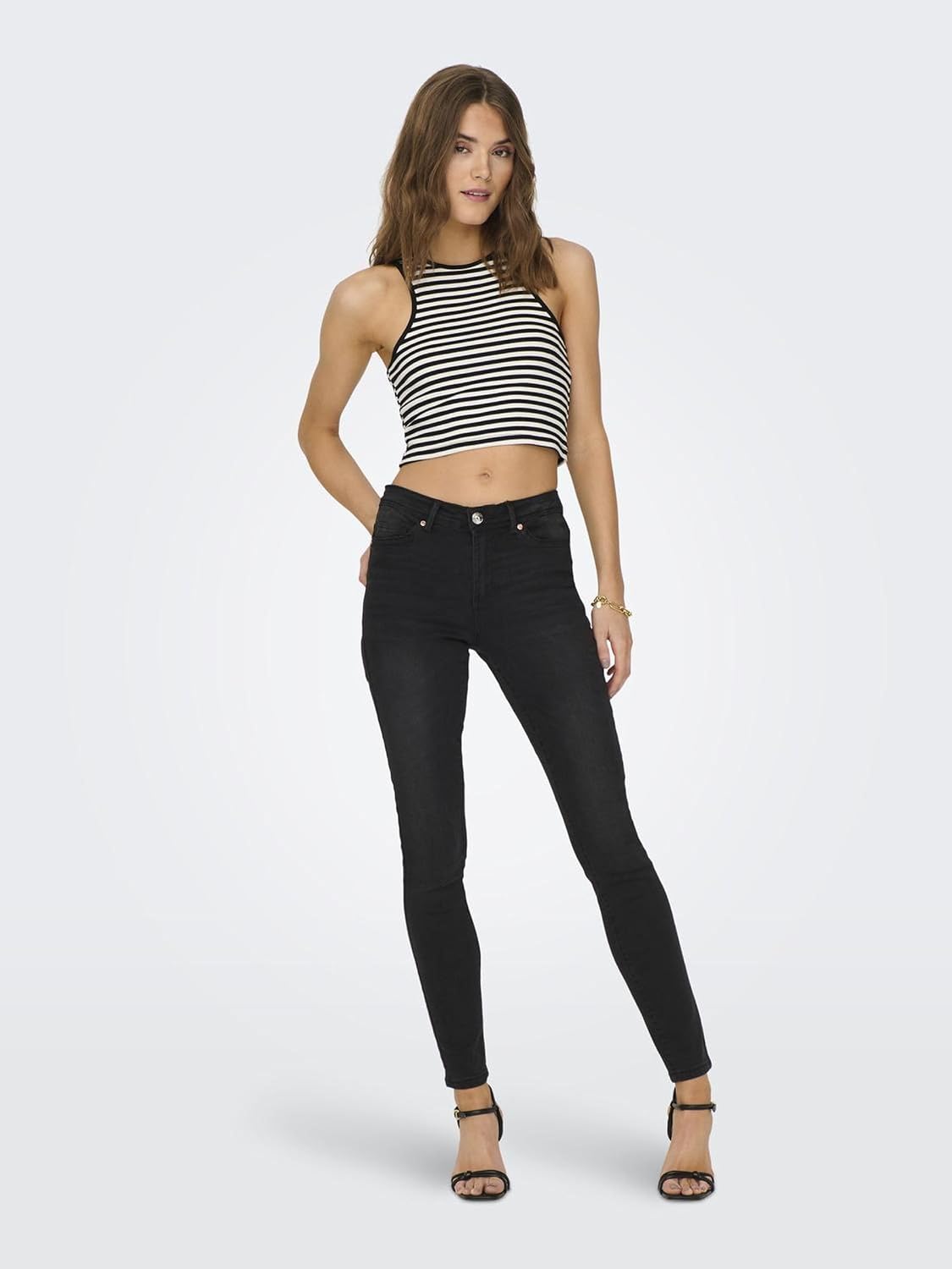Virelia Jean Skinny Femme – Dámské džínové kalhoty se středně vysokým pasem a úzkým střihem