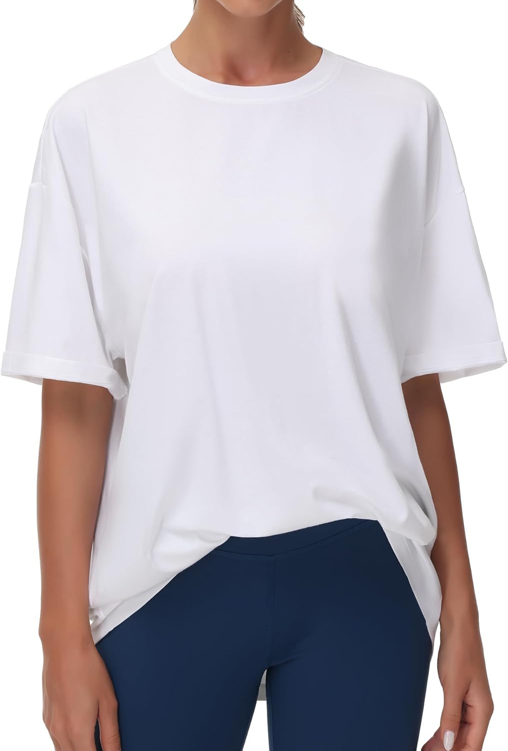 Μπλούζα Beth Γυναικεία Oversize – Στρογγυλή Λαιμόκοψη, Κοντά Μανίκια, Ελαφριά Casual Καλοκαίρι
