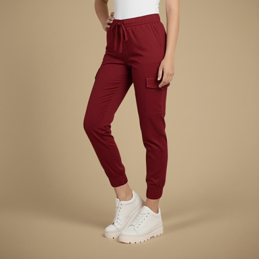 Kate Pantaloni Cargo Jogging Donna – Jogger Streetwear con Vita Elastica e Tasche