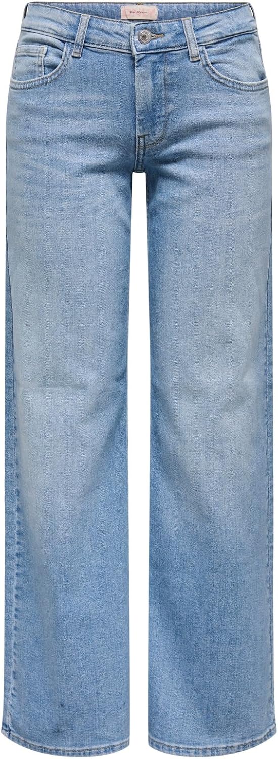 Nélia Jean Wide Leg pro ženy – džíny s nízkým pasem, volného a pohodového střihu