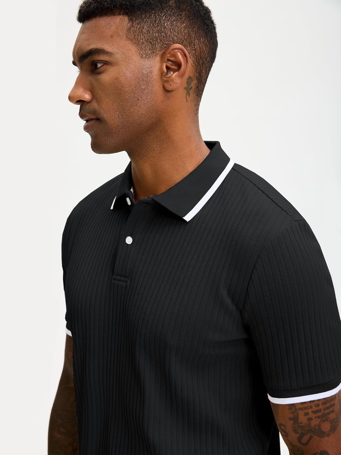 Adrien Polo Homem – Polo Malha Stretch, Leve & Estilo Casual de Negócios Elegante
