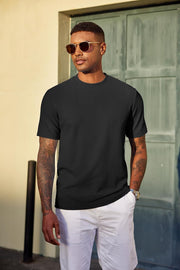 Camiseta Wilbert para Hombre – Camiseta de Punto Texturizado, Ligera y Estilo Casual Chic