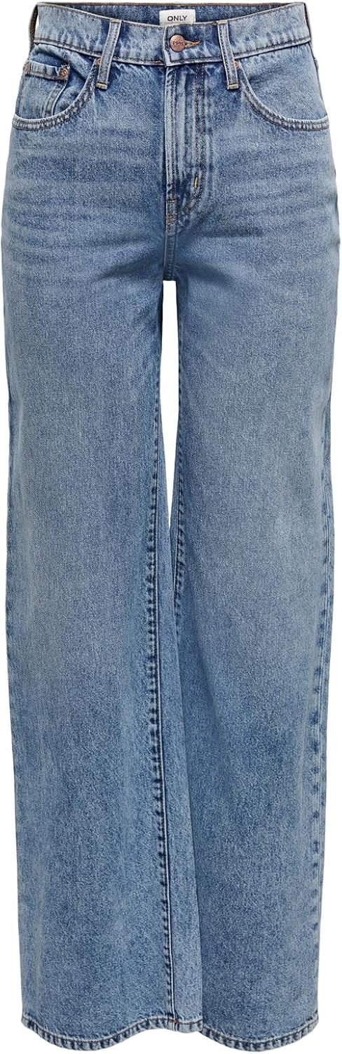 Apolline Jean Wide Leg Femme – Džíny s velmi vysokým pasem z bavlněného denimu v širokém střihu