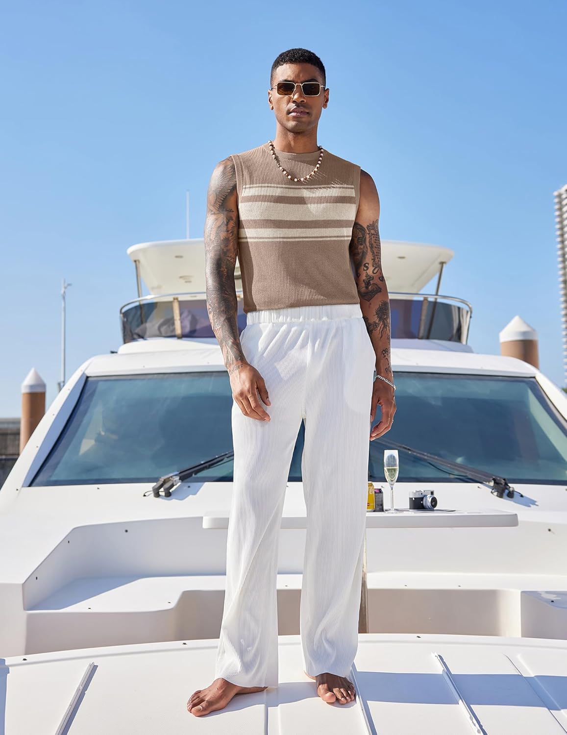 Gian Herre Tanktop – Åndbar Mesh Tanktop, Sommerstil & Styrketræning