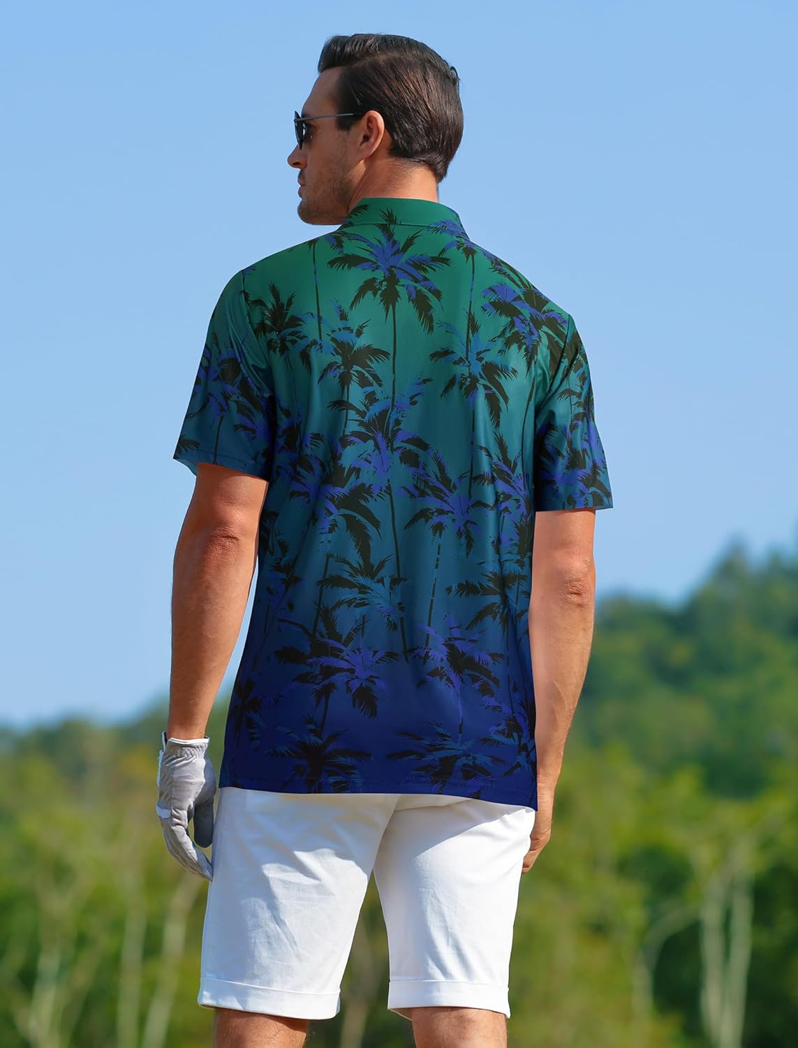 Enzo Polo Homme – Polo za golf Tropical, prozračan i brzo sušenje za ljeto