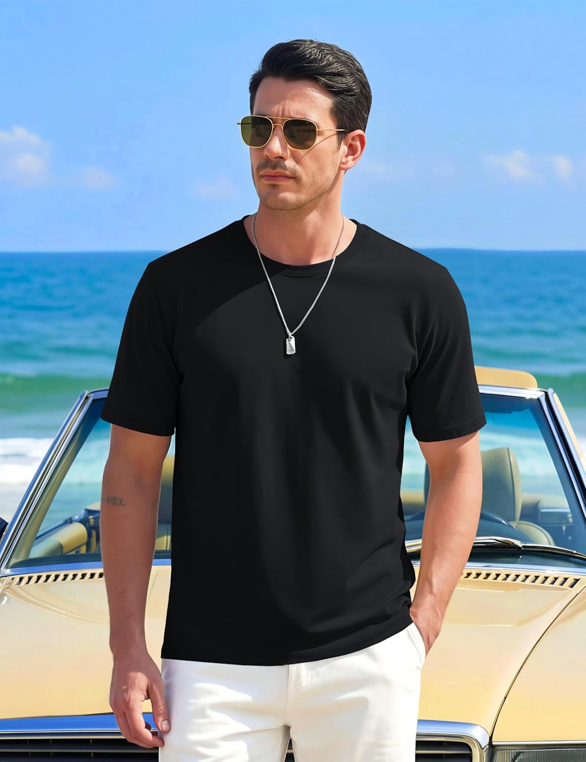 Camiseta Ryan Homem – T-shirt Respirável UPF80+, Leve e Anti-Transpiração