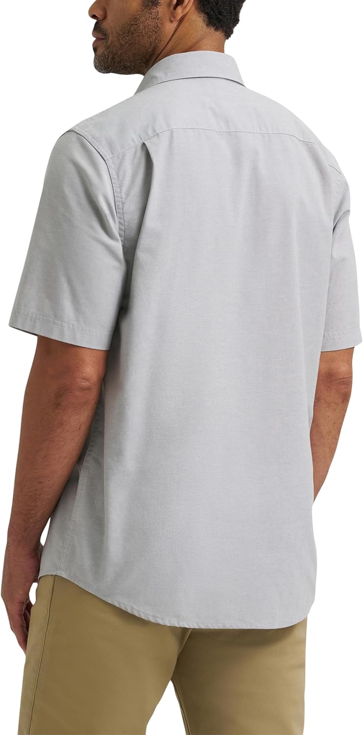 Camisa Paul para Hombre – Camisa de Manga Corta Clásica, Corte Relajado y Bolsillos