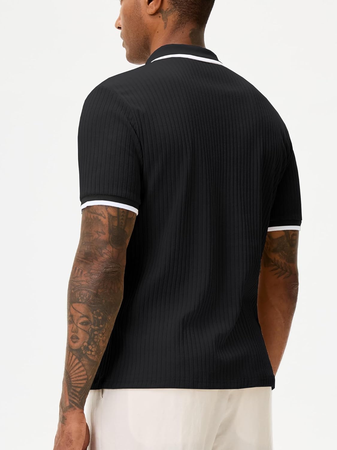 Adrien Polo Homem – Polo Malha Stretch, Leve & Estilo Casual de Negócios Elegante