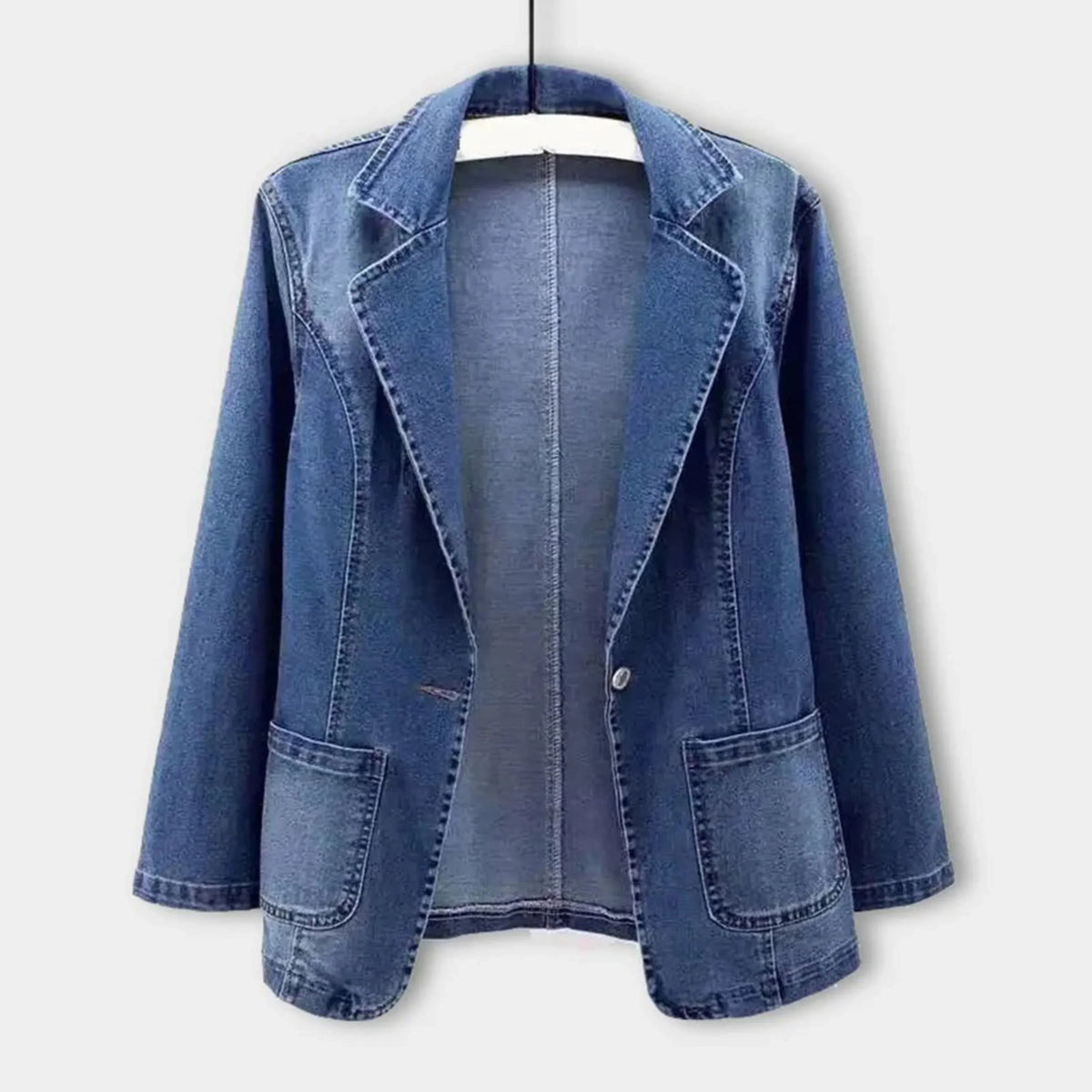 Magdalena Damen-Blazer – Moderner eleganter Denim-Blazer, vielseitig für alle Anlässe