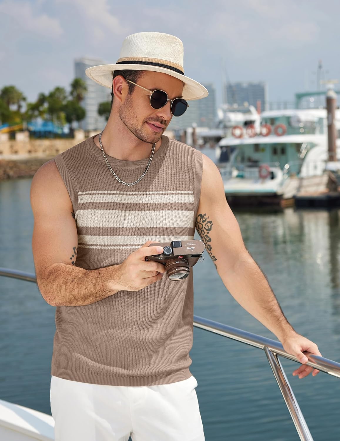 Evan Herren Tanktop – Atmungsaktives Mesh, Sommer- und Fitnessstil