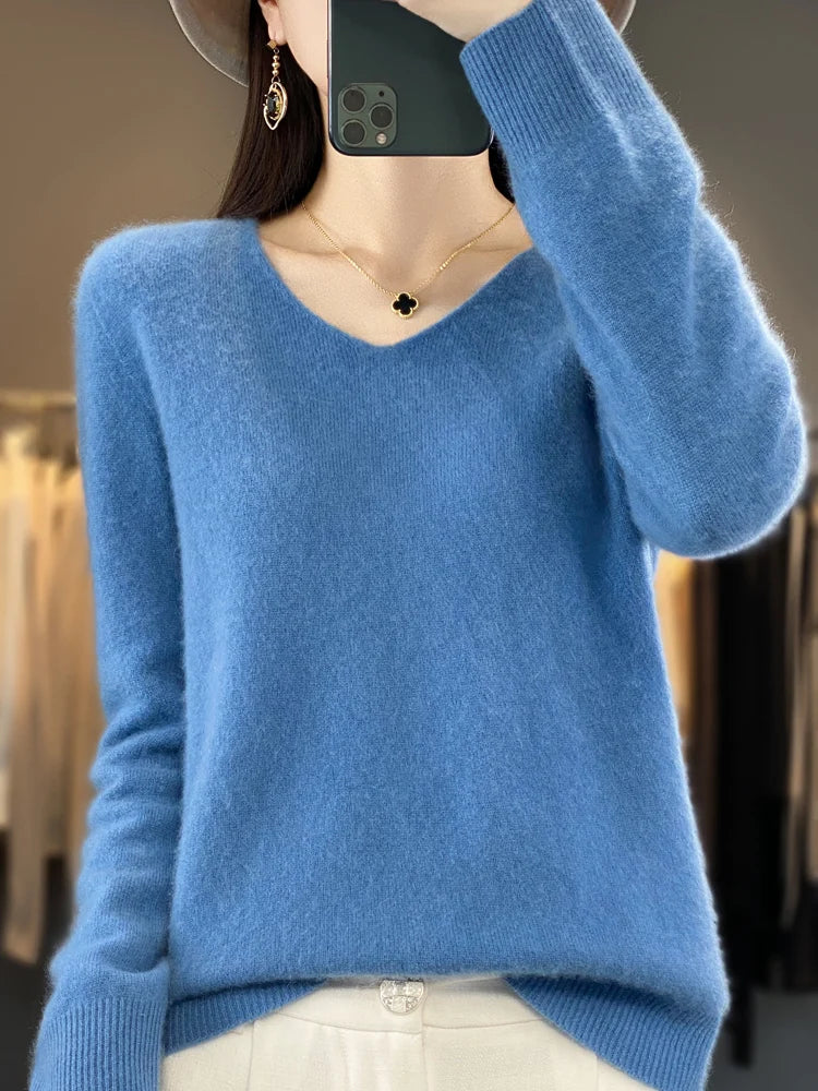 Lily Damestrui – Elegante trui van zachte en comfortabele mix met lange mouwen