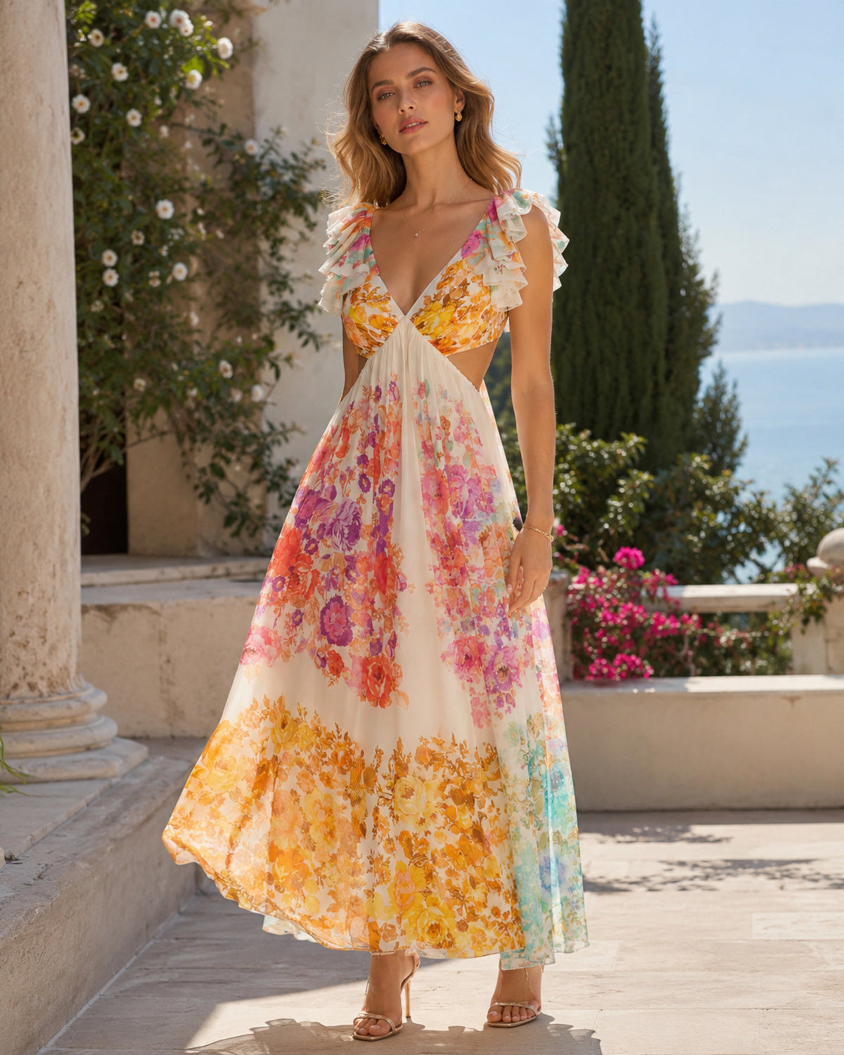 Vestido de verano de Blythe Fleurie: tela ligera, corte de fluido y diseño versátil para mujeres