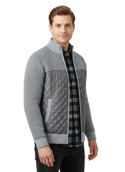 Asaro Herren-Klassische Jacke – Karomuster, Slim Fit & Strukturierter Kragen