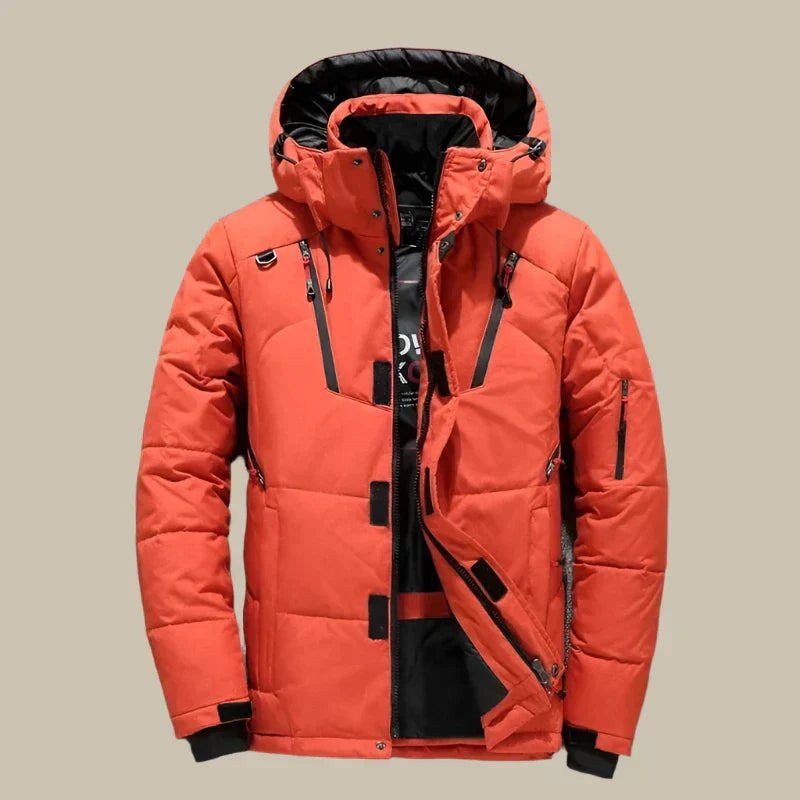 Alexander Veste d’Hiver Homme – Manteau Chaud et Coupe-Vent avec Doublure Thermique