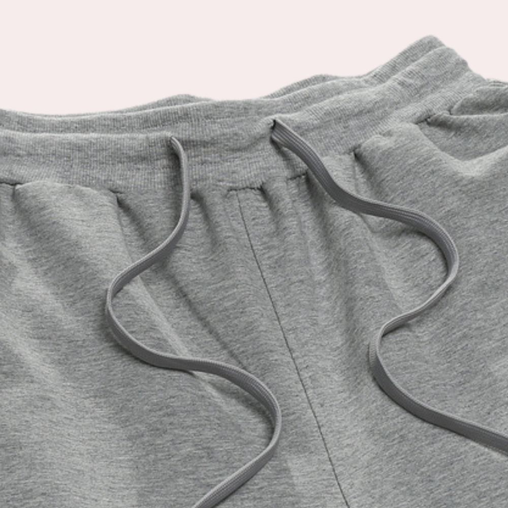 Larry Jogging Homme – Bawełna Premium z Regulowanym Pasem, Nowoczesny Krój i Oddychający Komfort