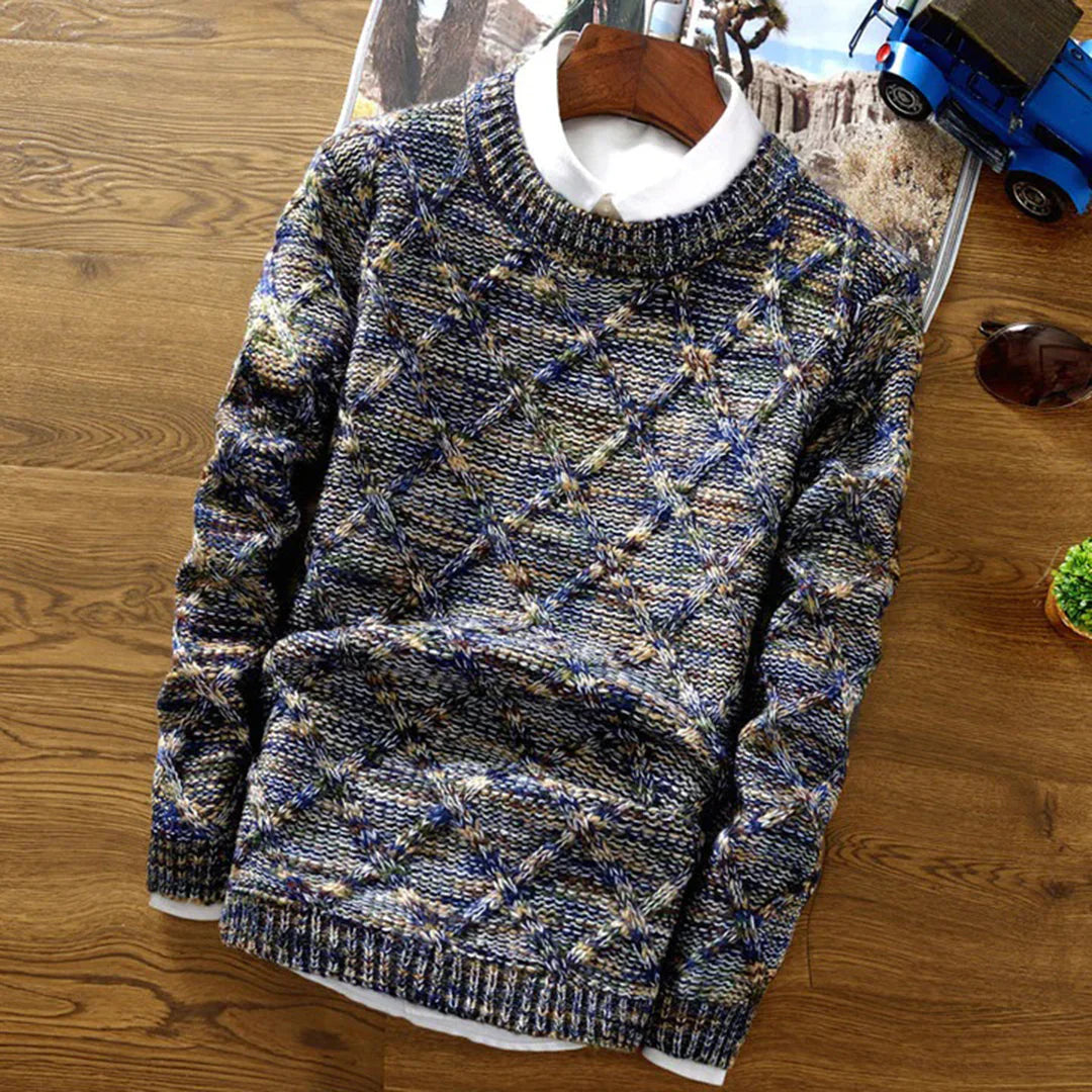 Emitt Pull Homme Maille Épaisse – Pull Tricoté Chaud Coupe Moderne & Style Intemporel