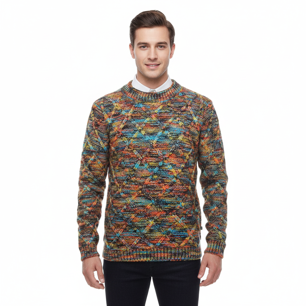 Emitt Pull Homme Maille Épaisse – Pull Tricoté Chaud Coupe Moderne & Style Intemporel