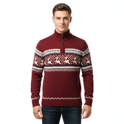 Orly Heren Kersttrui – Warme Trui met Feestelijke Motieven & Comfortabele Pasvorm