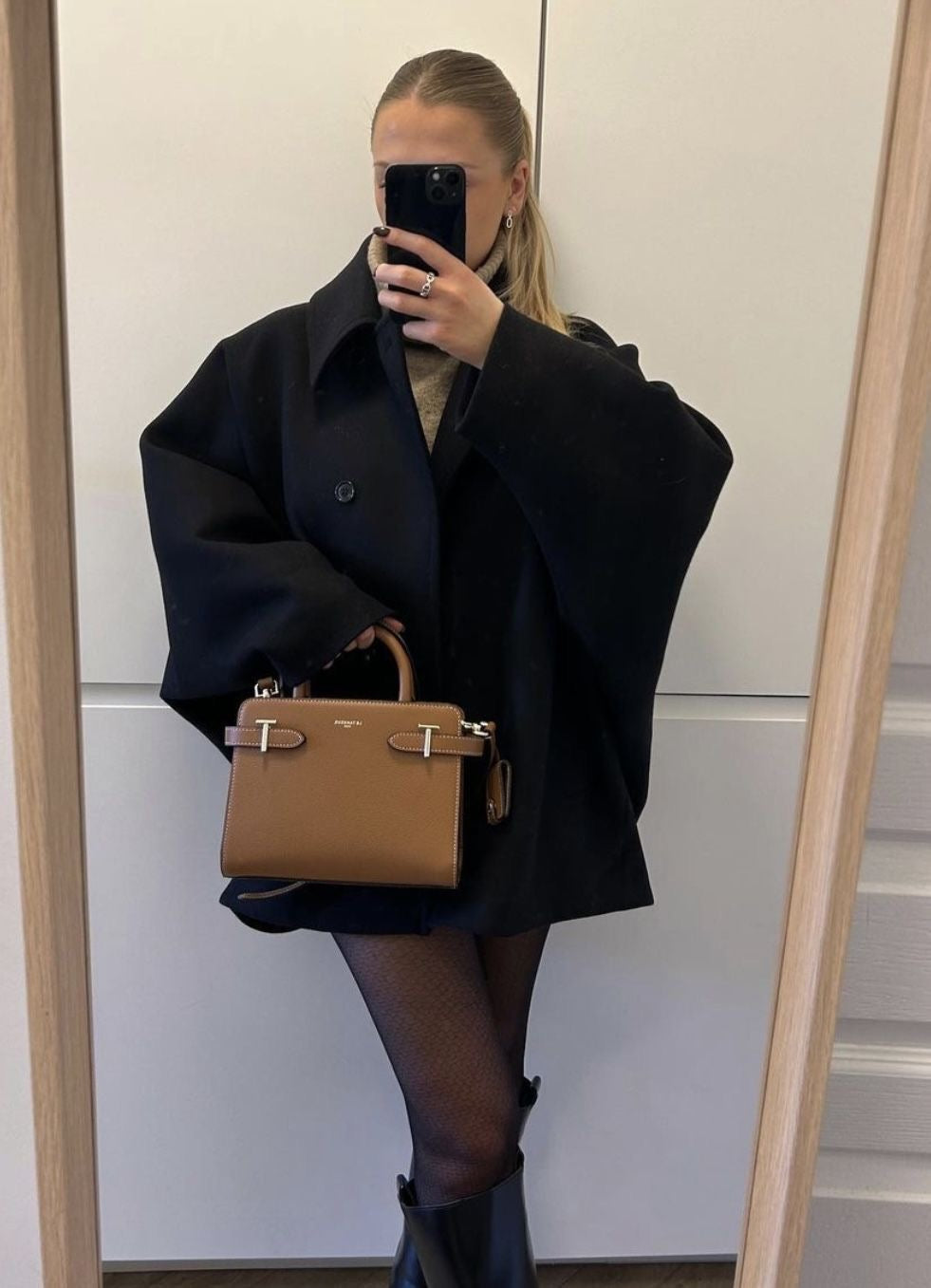 Amélie Dame Frakke Oversize – Elegant Frakke i Blødt & Trendy Uld til Vinter