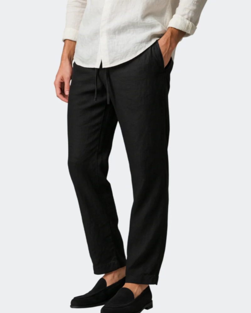Holden Men's Pants – Lightweight Breathable Linen Style Pants, Casual Elegant Fit