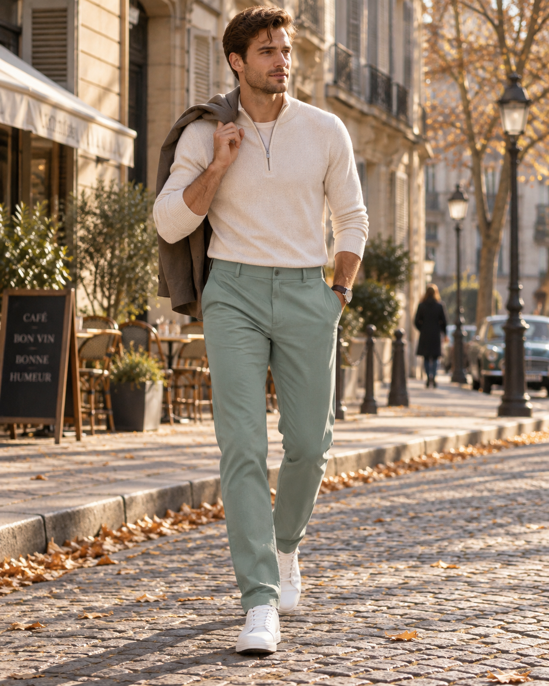 Karlo Calças de Golfe para Homem – Elásticas, Leves, De Secagem Rápida e 4 Bolsos