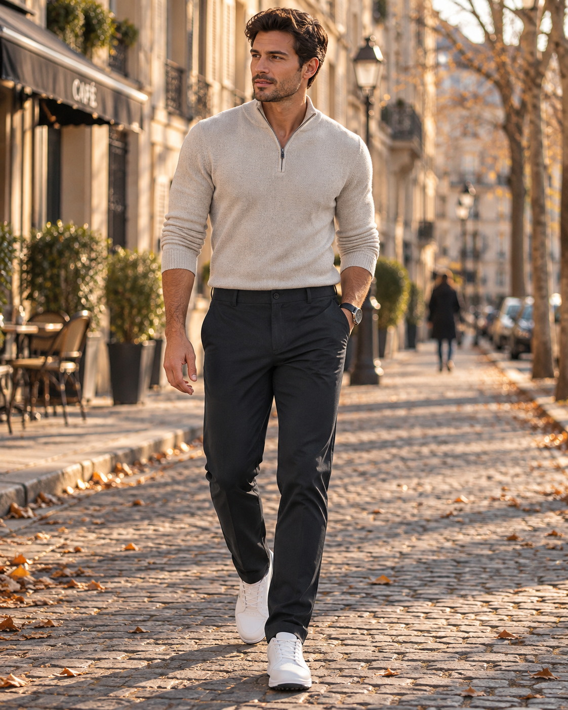 Karlo heren-golfbroek – Stretch, lichtgewicht, sneldrogend en 4 zakken