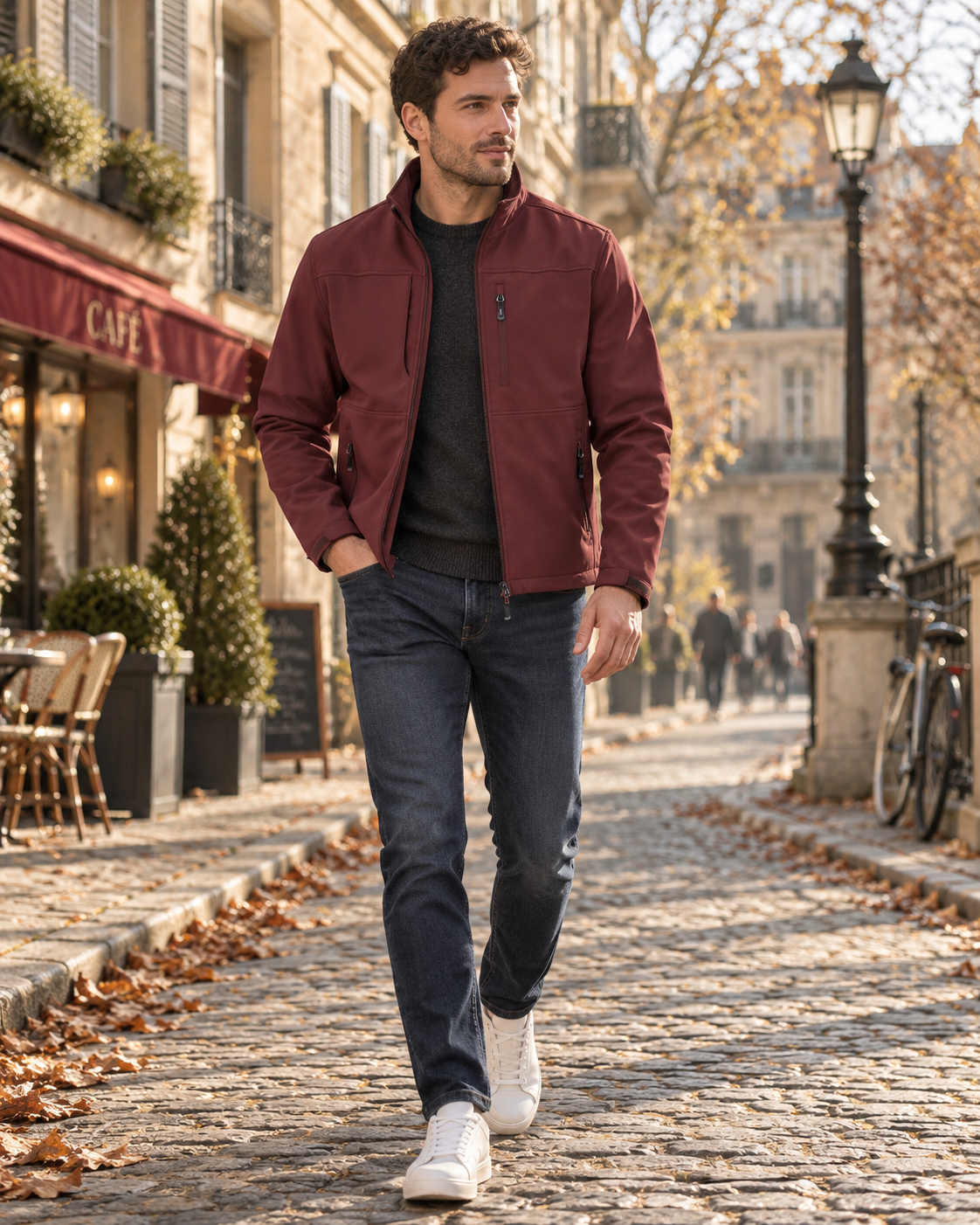 Landon Giacca softshell da uomo – Fodera in pile, impermeabile, antivento e 7 tasche