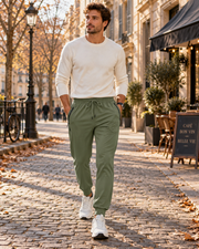 Keaton Herren-Jogginghose – Leicht und elastisch, schnell trocknend und mit Reißverschlusstaschen