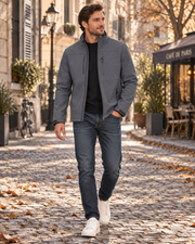 Landon Giacca softshell da uomo – Fodera in pile, impermeabile, antivento e 7 tasche