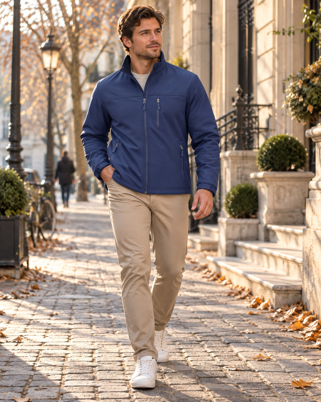 Gavin Giacca softshell da uomo – Fodera in pile, impermeabile, antivento e con cerniera