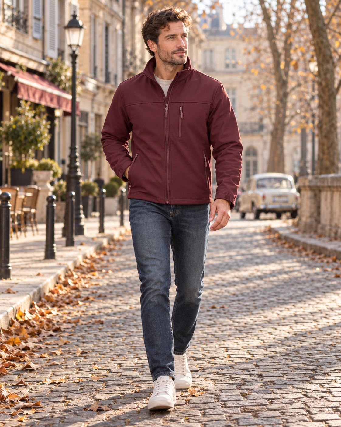 Gavin Giacca softshell da uomo – Fodera in pile, impermeabile, antivento e con cerniera