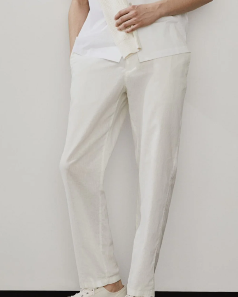 Pantaloni Preston da uomo – Pantaloni casual con vita elastica, taglio affusolato, stile casual elegante
