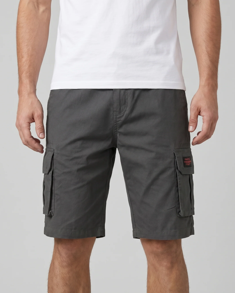 Declan Short Cargo Heren – Bermuda met Meerdere Zakjes, Ademend, Losse Pasvorm, Casual Stijl