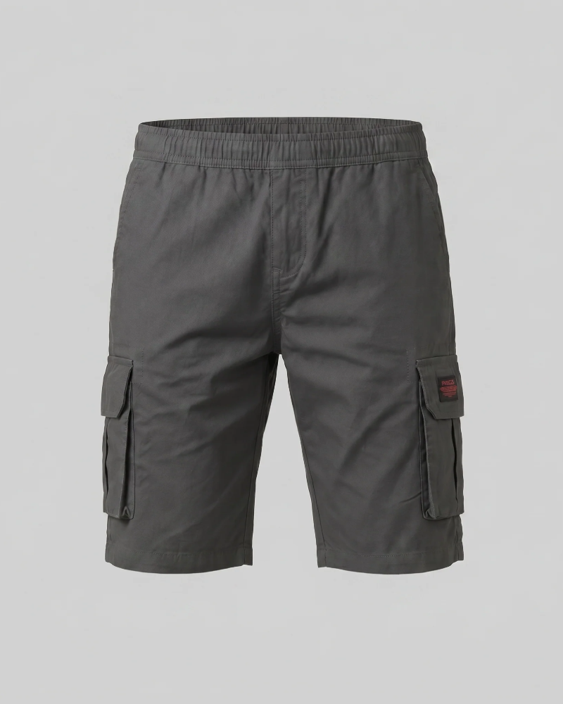 Declan Short Cargo Herren – Atmungsaktive Multi-Taschen-Bermuda, lässiger Schnitt, Casual-Stil