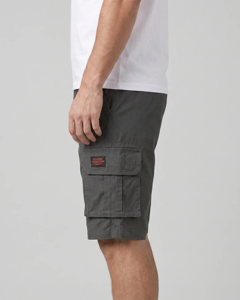 Declan Short Cargo Herren – Atmungsaktive Multi-Taschen-Bermuda, lässiger Schnitt, Casual-Stil