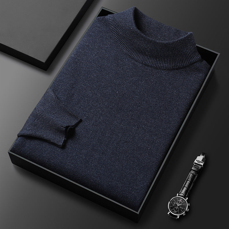 Ryan Pull Homme Hiver Col Mi-Montant – Maille Chaude et Style Élégant