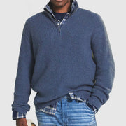 Jérôme Herren Baumwollpullover – Bequemer & eleganter Sweatshirt mit Reißverschluss für jeden Tag