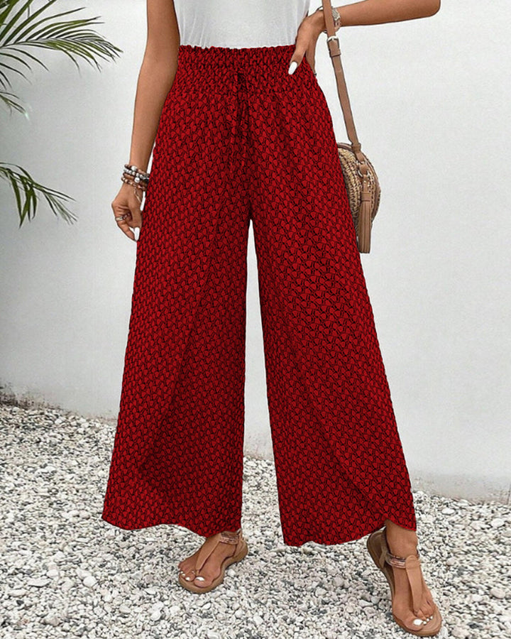 Henriette Weite Hose Damen – Hohe Taille, schmeichelhafte Passform & bequemer Stoff