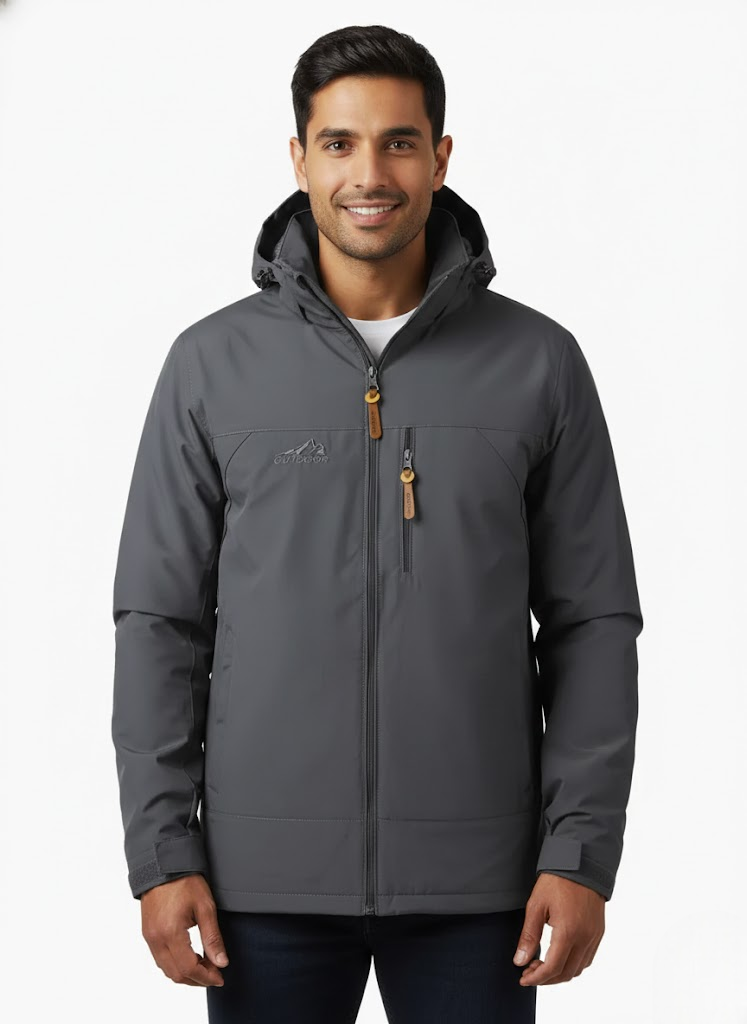 Μπουφάν outdoor ανδρικό Robert αδιάβροχο & ανεμοφράκτης – Αναπνέον και ελαφρύ για όλες τις εποχές