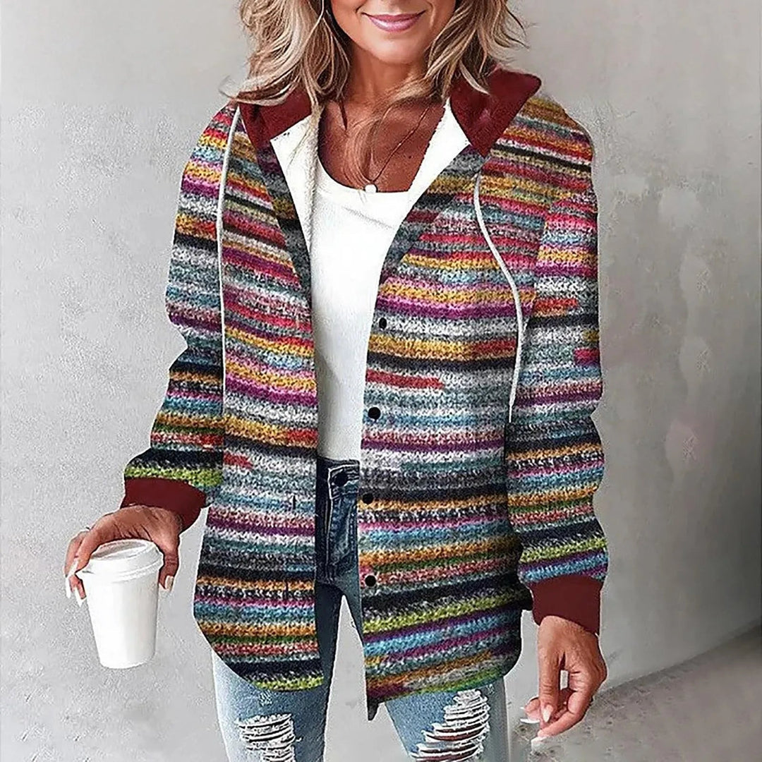 Evania Dámský Kabát – Teplý Elegantní a Pohodlný Kabát na Zimu